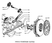 CLUTCH EQUALIZER SHAFT - 40 PASS, 40-41 PICKUP 6 3/4" FROM LEVER TO END