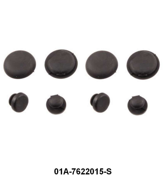 DOOR STRIKER PLATE BUMPER KIT - 39-40 CONVERTIBLE
