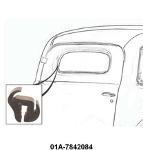 REAR/BACK WINDOW SEAL - 40-41 SEDAN DELIVERY