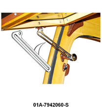 TAILGATE CHROME UPPER LIFT ARM - 40-48 WGN 9-1/8"F