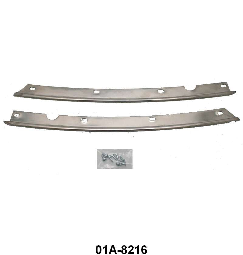 LOWER FRONT OF HOOD TRIM - 40 STD PASS/PICKUP, STAINLESS