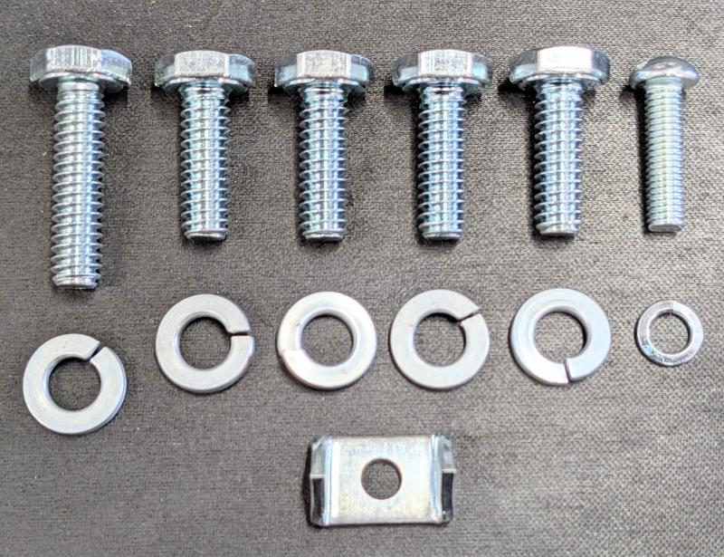 GRILLE CENTER STRIP HARDWARE KIT - 40 PASSENGER DELUXE