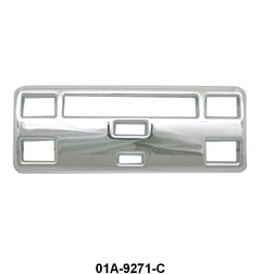 INSTRUMENT BEZEL FOR STOCK GAUGES - 40 PASSENGER DLX CHROME