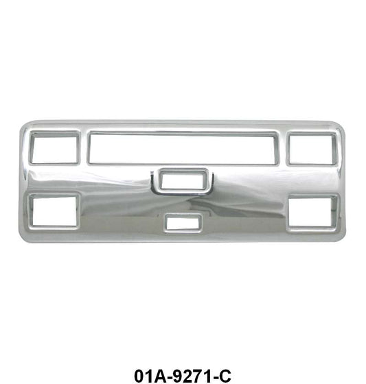 INSTRUMENT BEZEL FOR STOCK GAUGES - 40 PASSENGER DLX CHROME