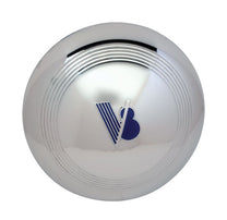 STAINLESS HUB CAP WITH BLUE PAINTED INSIGNIA - 40 STD PASS & 40 PU