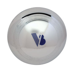 STAINLESS HUB CAP WITH BLUE PAINTED INSIGNIA - 40 STD PASS & 40 PU