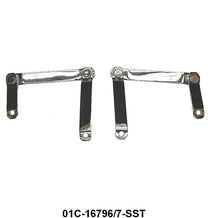 HOOD HINGE BRACKETS - 39-40 MERCURY, 40-47 PICKUP STAINLESS