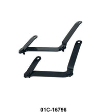 HOOD HINGE BRACKETS - 39-40 MERCURY, 40-47 PICKUP, BLACK