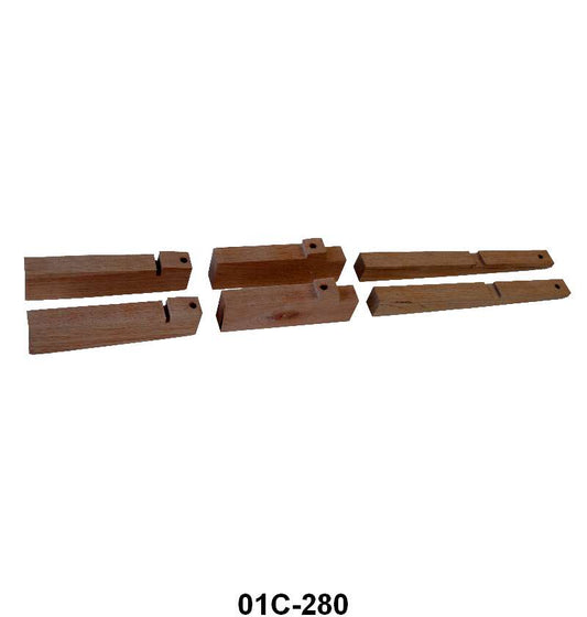 CAB TO FRAME WOOD - 40-41 PICKUP 6 PIECES