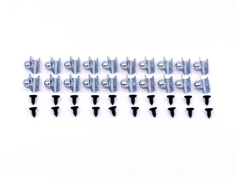 DOOR WINDOW CHANNEL KIT - 40-41 PICKUP WITHOUT METAL FRAME ON GLASS