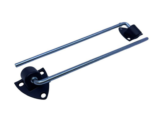 SUN VISOR BRACKETS - 38-47 PICKUP BLACK