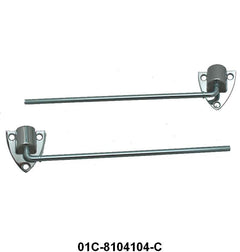 SUN VISOR BRACKETS - 38-47 PICKUP CHROME