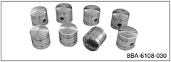 PISTONS - 32-42 .020 O/S PISTON & PIN SET 4-RING DOME TOP