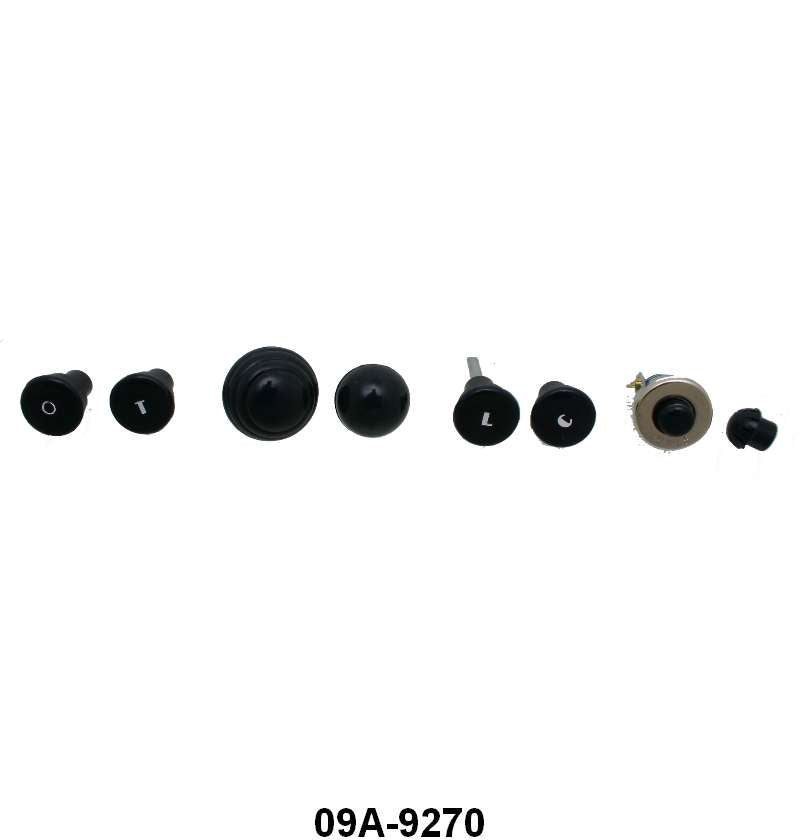 DASH KNOB KIT - 40 MERC, DARK BLUE