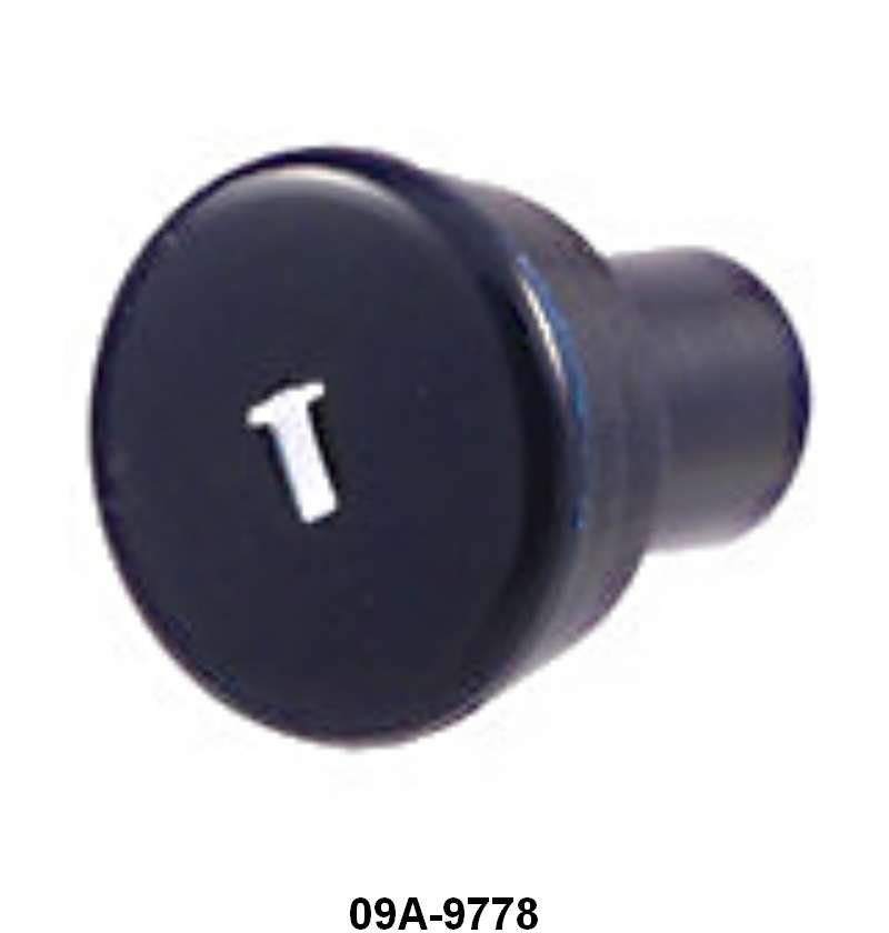 THROTTLE CABLE/ROD KNOB - 40 MERC DARK BLUE