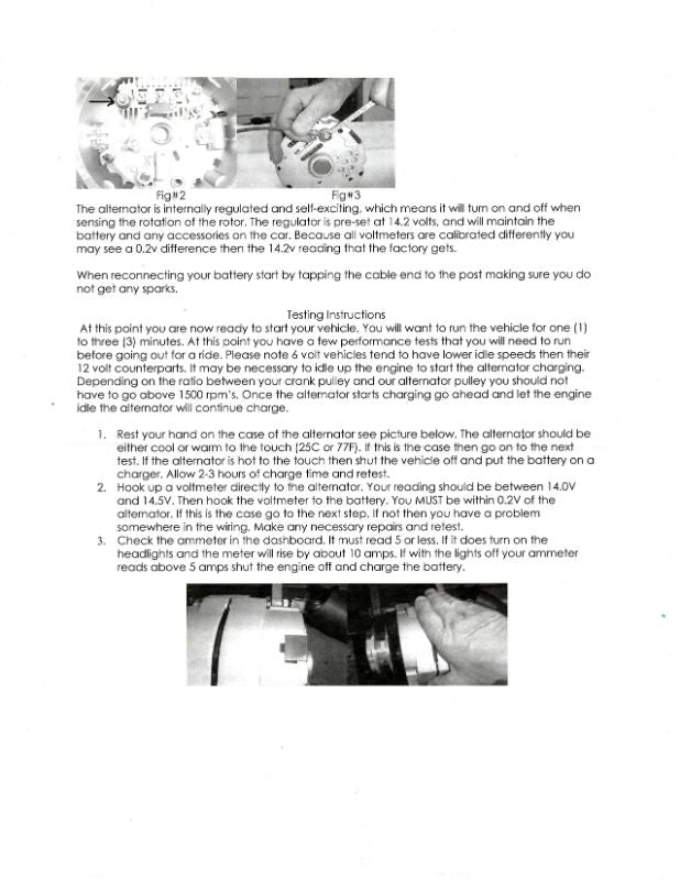 12V ALTERNATOR WITH BRACKET KIT - 50-53 PASS/MERC THIN BELT