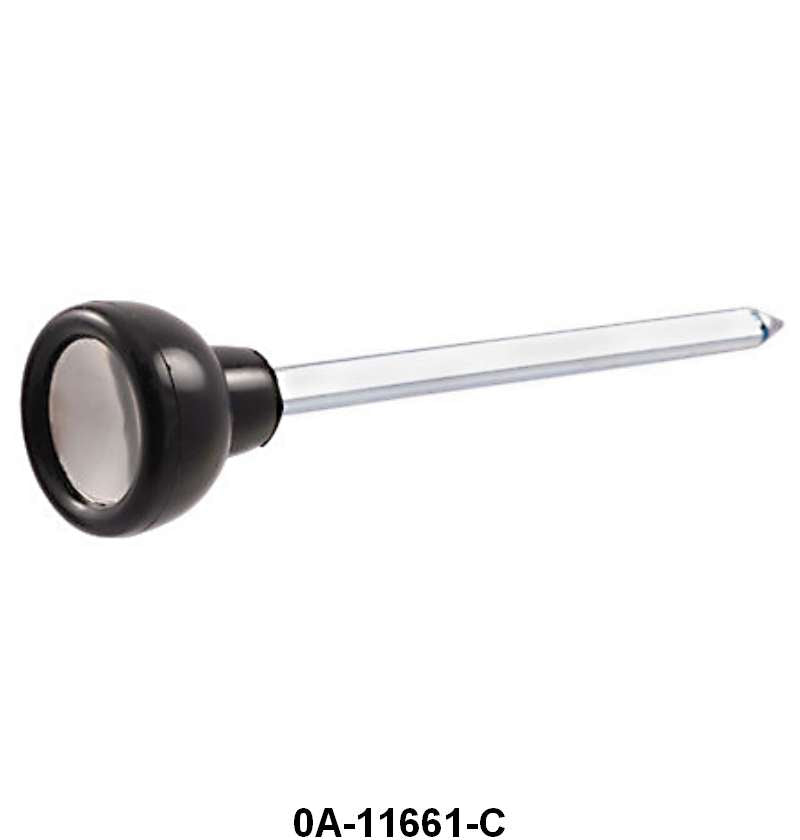 HEADLIGHT SWITCH KNOB WITH SHAFT - 50 PASSENGER BLACK