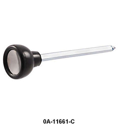 HEADLIGHT SWITCH KNOB WITH SHAFT - 50 PASSENGER BLACK