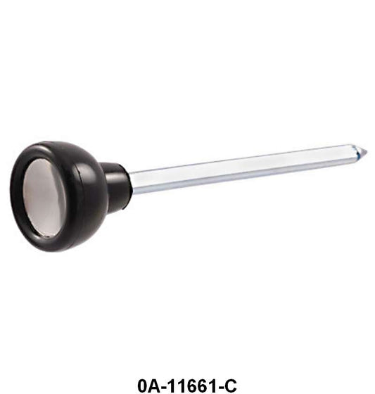 HEADLIGHT SWITCH KNOB WITH SHAFT - 50 PASSENGER BLACK