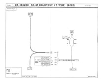 DOOR JAMB SWITCH TO TAIL LIGHT WIRE - 50-51 WAGON