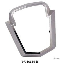 FRONT HOOD EMBLEM BEZEL - 50-51 PASS