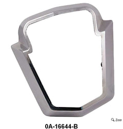 FRONT HOOD EMBLEM BEZEL - 50-51 PASS