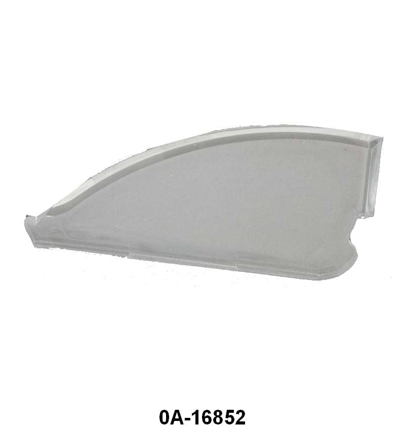 PLASTIC HOOD ORNAMENT INSERT - 50 PASSENGER