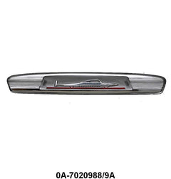 DOOR PANEL PLASTIC EMBLEM - 50 COUPE/SEDAN GRAY