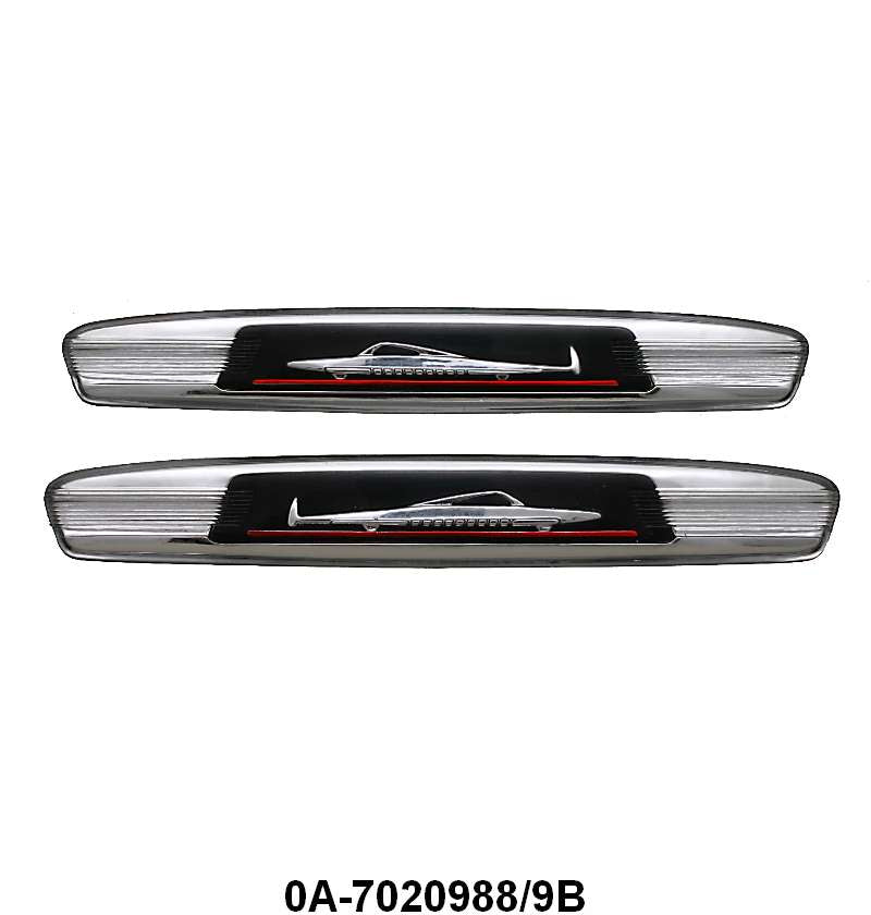 DOOR PANEL PLASTIC EMBLEM - 50 CONV BLACK