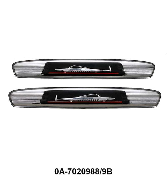 DOOR PANEL PLASTIC EMBLEM - 50 CONV BLACK