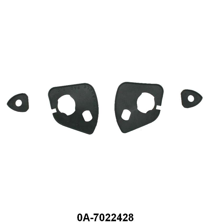 OUTSIDE DOOR HANDLE PADS - 50-51 PASS EXCEPT WAGON