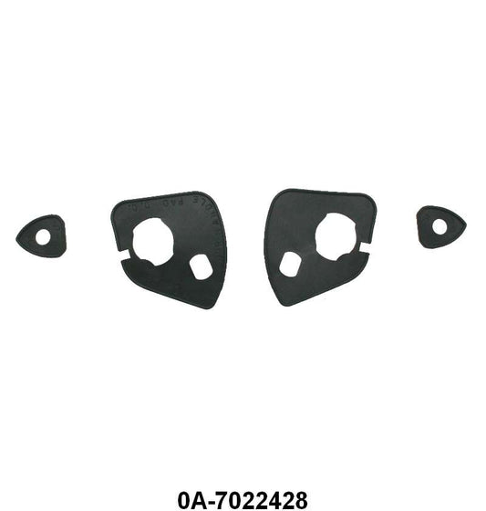 OUTSIDE DOOR HANDLE PADS - 50-51 PASS EXCEPT WAGON