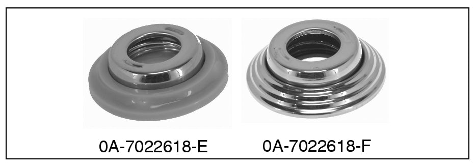 INSIDE HANDLE ESCUTCHEON - 49-50 PASS  ALL CHROME