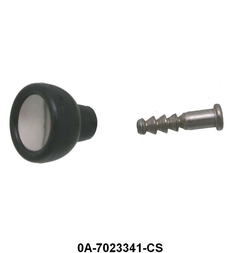 WINDOW CRANK KNOB - 50 PASS BLACK W/PIN