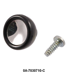 REAR SEAT ASH TRAY KNOB - 50 PASS BLACK