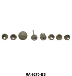 DASH KNOB KIT - 50 PASS EXCEPT CONV/CRESTLINE IVORY