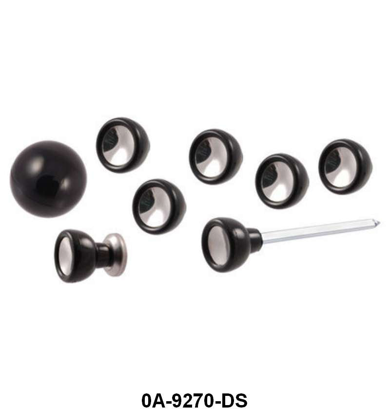 DASH KNOB KIT - 50 CRESTLINER BLACK
