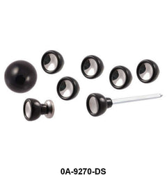 DASH KNOB KIT - 50 CRESTLINER BLACK