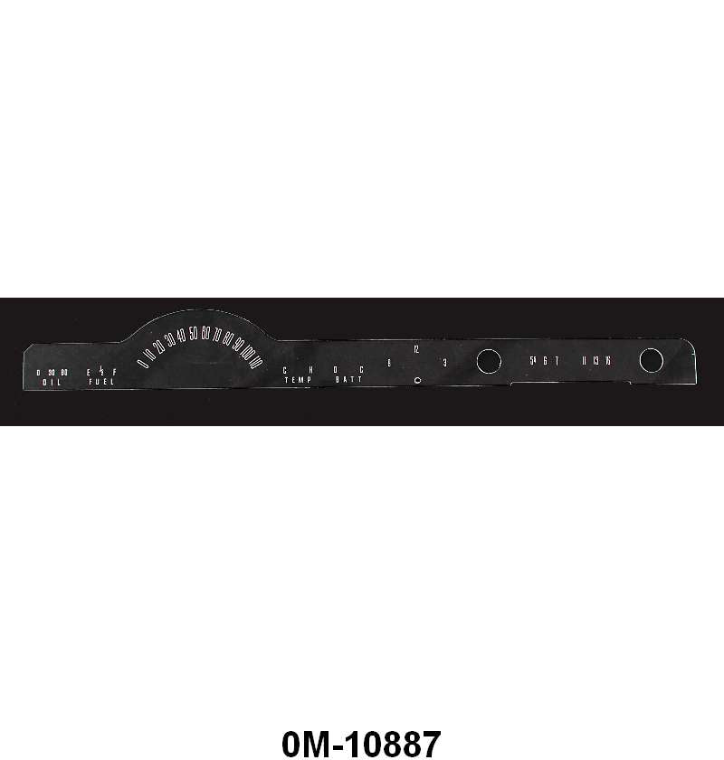 INSTRUMENT CLUSTER LENS - 50-51 MERCURY