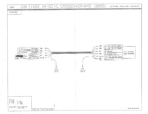 HEADLIGHT CROSSOVER WIRING HARNESS - 49-50 MERCURY W/TURN SIGNAL