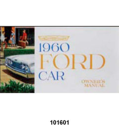 OWNERS MANUAL - 60 GALAXIE