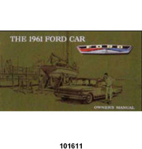 OWNERS MANUAL - 61 GALAXIE