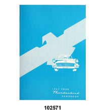 OWNERS MANUAL - 57 T-BIRD