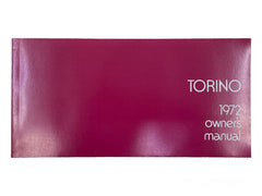 OWNERS MANUAL - 72 TORINO/RANCHERO