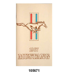 OWNERS MANUAL - 67 MUSTANG
