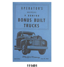 OWNERS MANUAL - 49 F-1 THRU F-8