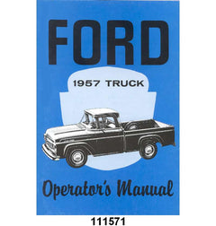 OWNERS MANUAL - 57 F-100/F-350