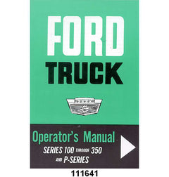 OWNERS MANUAL - 64 F-100/F-350