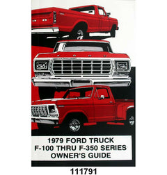 OWNERS MANUAL - 79 F-100/F-350