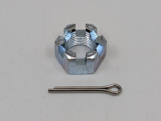 REAR AXLE NUT AND COTTER PIN - 32-48 PASS, 39-48 MERC, 32-47 PICKUP
